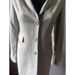 Blazer long beige — CityJen Jennyfer — Taille 34 (XS)
