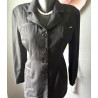 Blazer noir vintage laine — Made in France — Taille 38