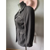 Blazer noir vintage laine — Made in France — Taille 38