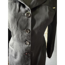 Blazer noir vintage laine — Made in France — Taille 38