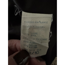 Blazer noir vintage laine — Made in France — Taille 38