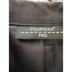 Blazer noir cintré vintage Pourquoi Pas Paris — Taille 38