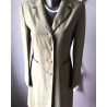 Blazer long vert olive cintré vintage — Taille 36/38