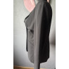 Blazer noir Camaïeu coupe droite — Veste tailleur élégante — Taille 42