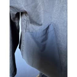 Veste noire Figure Libre coupe croisée moderne — Fermoir métal — Taille 44