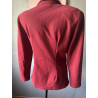 Blazer vintage rouge Pourquoi Pas Paris double boutonnage — Taille 38