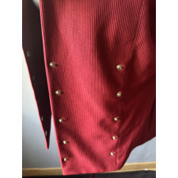 Blazer vintage rouge Pourquoi Pas Paris double boutonnage — Taille 38