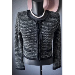 Gilet court noir & blanc...