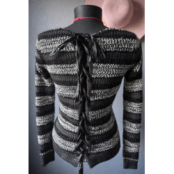 Pull noir & blanc NAF NAF –...