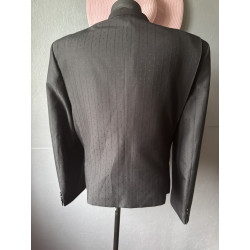 Blazer croisé Made in France – Motif discret ton sur ton – Taille 44/46