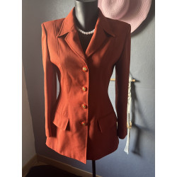 Blazer long rouille Flor da...