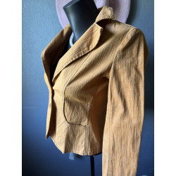 Blazer moutarde BOGGS PETITE – Taille 38 – Style Y2K