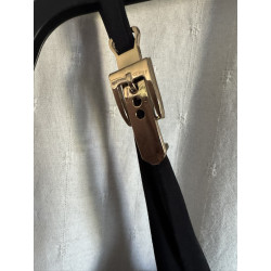 Combishort noir Golden Love – bretelles réglables – taille S