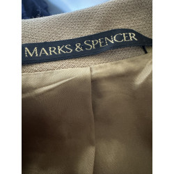 Blazer vintage Marks & Spencer camel laine – taille 40