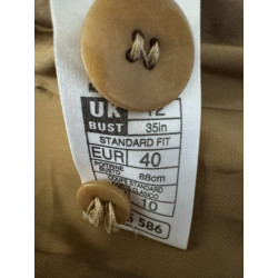 Blazer vintage Marks & Spencer camel laine – taille 40