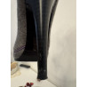 Escarpins Café Noir T38 talons 12 cm plateforme gris violet