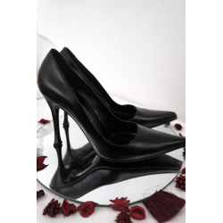 Escarpins Vicini cuir noir...