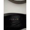 Escarpins Vicini cuir noir T41 talons 10 cm Made in Italy