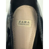Escarpins Zara Trafaluc noir vernis & suédine T37 talons 11 cm