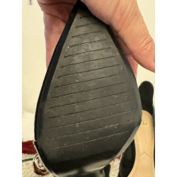 Escarpins Zara Trafaluc noir vernis & suédine T37 talons 11 cm