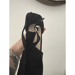 Escarpins Queen Vivi noir brillant bride cheville – T38,5 / 39