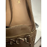 Escarpins mocassins GEOX Respira cuir beige talon confortable T38