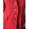 Blazer rouge vintage HT Hote Tenue – Made in France – Taille 40
