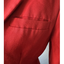 Blazer rouge vintage HT Hote Tenue – Made in France – Taille 40