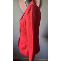 Blazer rouge vintage HT Hote Tenue – Made in France – Taille 40