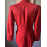 Blazer rouge vintage HT Hote Tenue – Made in France – Taille 40