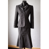 Ensemble tailleur vintage 1.2.3 Maison 123 gris – Veste cintrée & jupe sirène – T40
