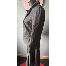 Ensemble tailleur vintage 1.2.3 Maison 123 gris – Veste cintrée & jupe sirène – T40