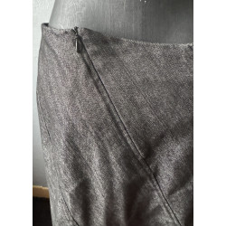 Ensemble tailleur vintage 1.2.3 Maison 123 gris – Veste cintrée & jupe sirène – T40