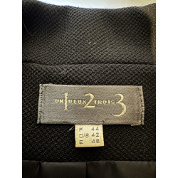 Blazer noir cintré Maison 123 (ex 1.2.3 Paris) – Taille 44