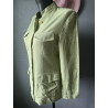 Veste vintage vert pastel col officier La City Paris – Taille 36