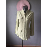 Veste vintage vert pastel col officier La City Paris – Taille 36