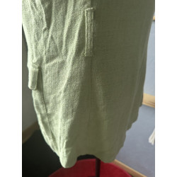 Veste vintage vert pastel col officier La City Paris – Taille 36