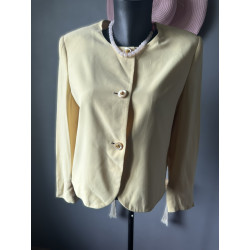 Blazer vintage jaune pastel...