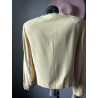 Blazer vintage jaune pastel Madelios Madame Paris – Made in Italy 46-48