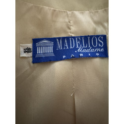 Blazer vintage jaune pastel Madelios Madame Paris – Made in Italy 46-48
