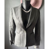 Blazer Zara Woman laine rayures fines – Taille 38