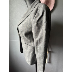 Blazer Zara Woman laine rayures fines – Taille 38