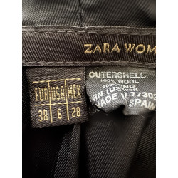 Blazer Zara Woman laine rayures fines – Taille 38