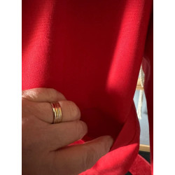 Blazer rouge vintage Weinberg Paris – laine – boutons dorés – T44 – années 90