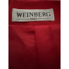 Blazer rouge vintage Weinberg Paris – laine – boutons dorés – T44 – années 90