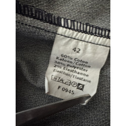 Blazer noir et gris femme – Taille 42 – Style vintage années 2000