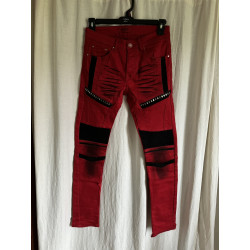 Jeans/pantalon rouge S