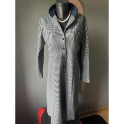 Robe vintage pied-de-poule M