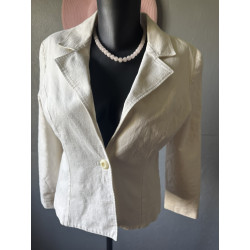 Blazer écru structuré –...